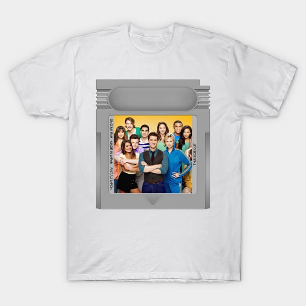 Glee Game Cartridge T-Shirt by PopCarts